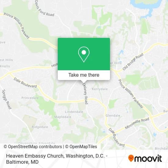 Heaven Embassy Church map