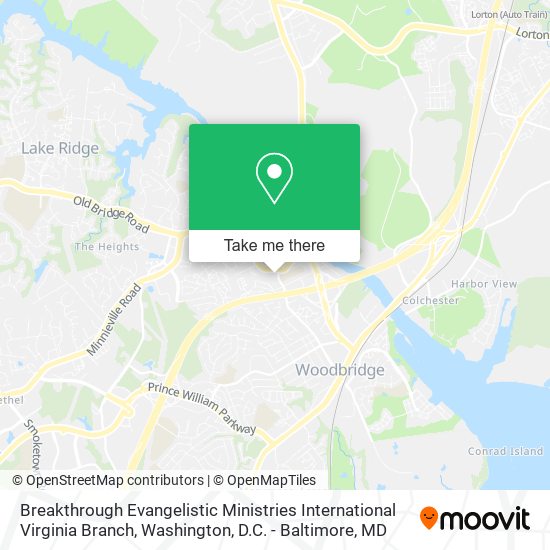 Breakthrough Evangelistic Ministries International Virginia Branch map