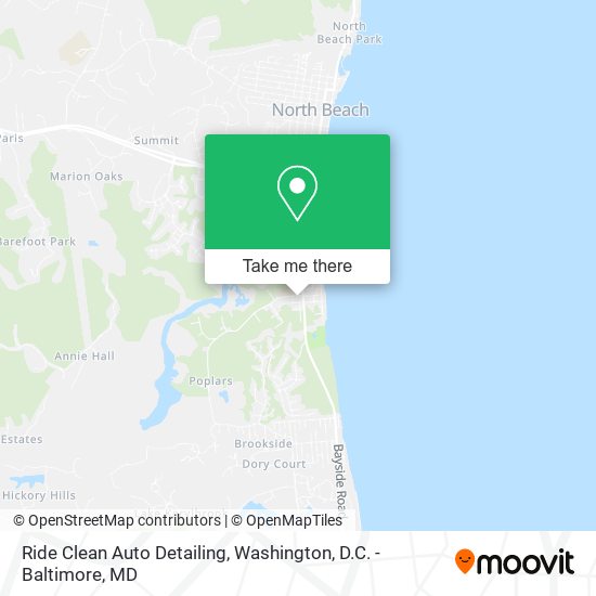 Mapa de Ride Clean Auto Detailing