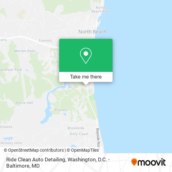 Ride Clean Auto Detailing map