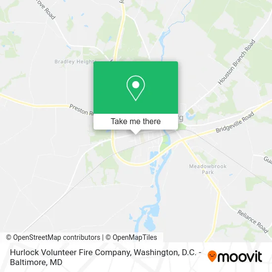 Hurlock Volunteer Fire Company map