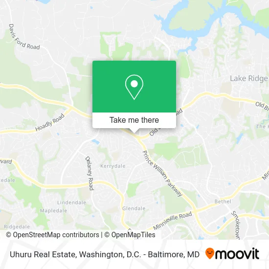 Uhuru Real Estate map