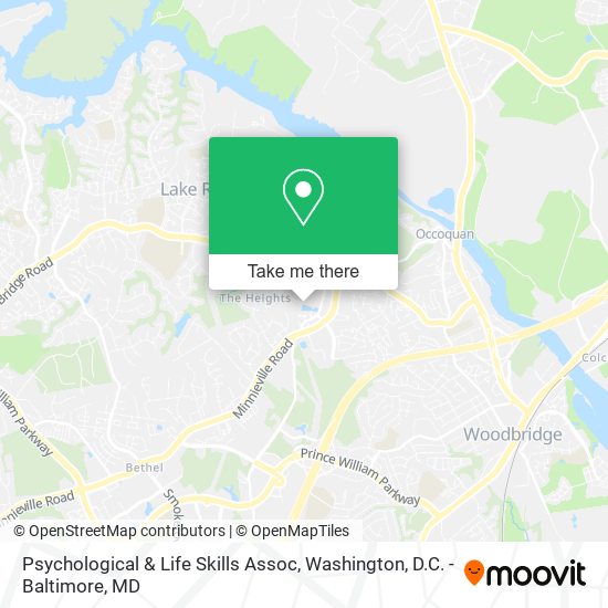 Psychological & Life Skills Assoc map