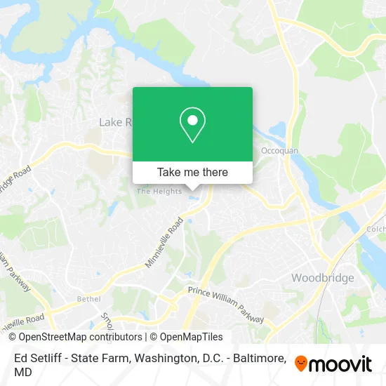 Ed Setliff - State Farm map