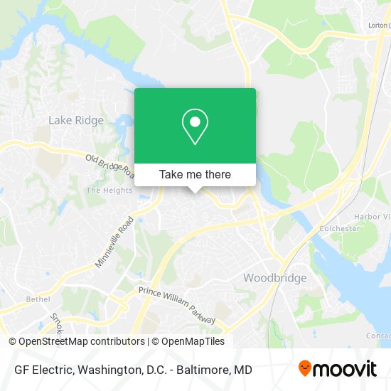 GF Electric map