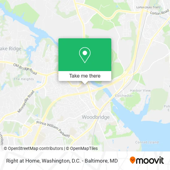 Mapa de Right at Home