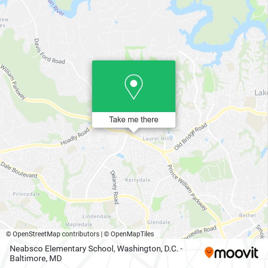 Mapa de Neabsco Elementary School