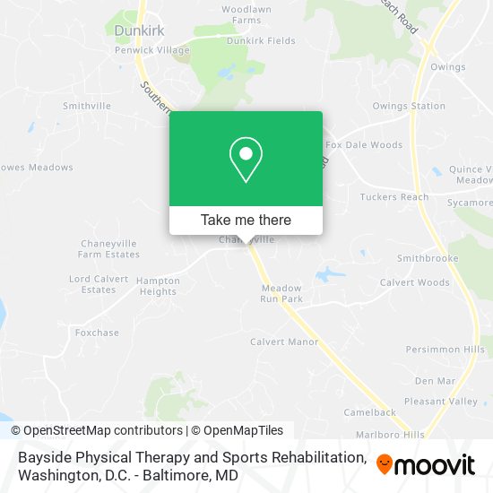 Bayside Physical Therapy and Sports Rehabilitation map
