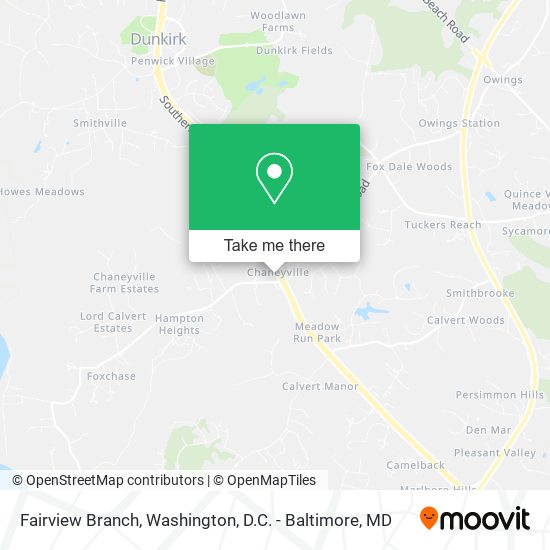 Mapa de Fairview Branch