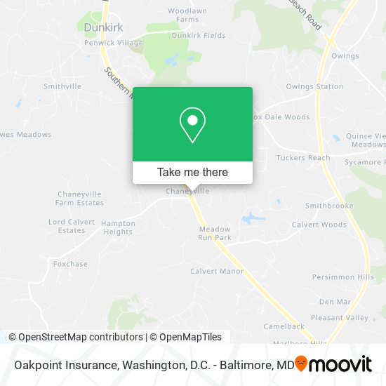 Oakpoint Insurance map