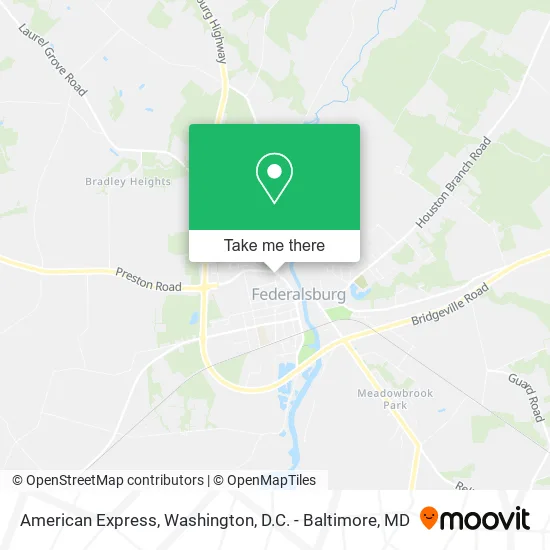 American Express map