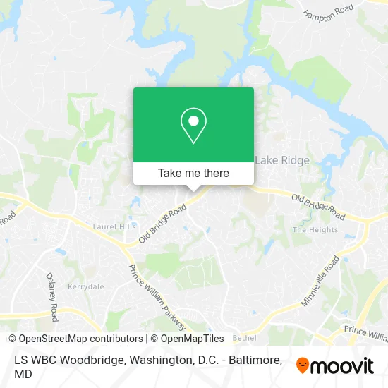 LS WBC Woodbridge map