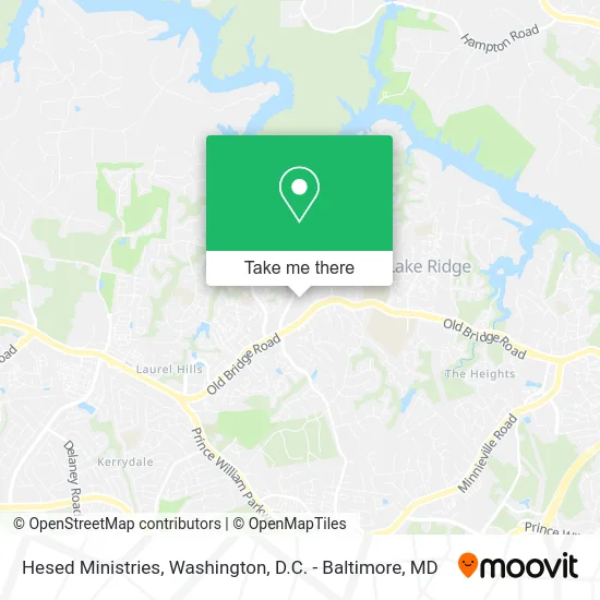 Hesed Ministries map