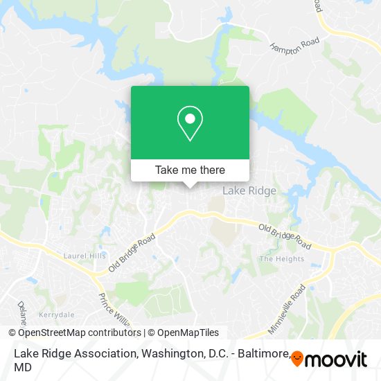 Mapa de Lake Ridge Association
