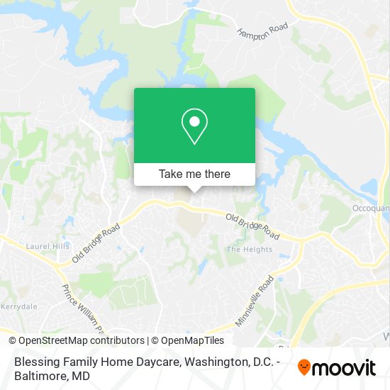 Blessing Family Home Daycare map