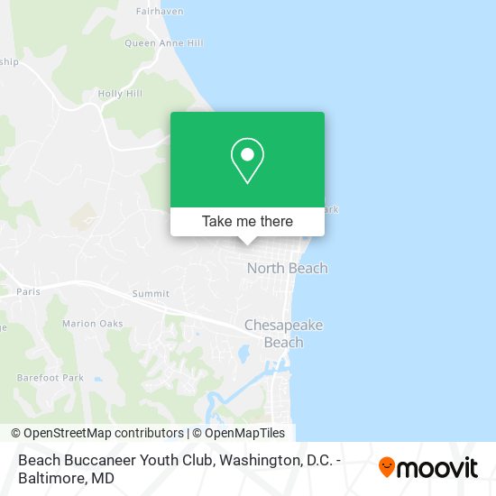 Beach Buccaneer Youth Club map