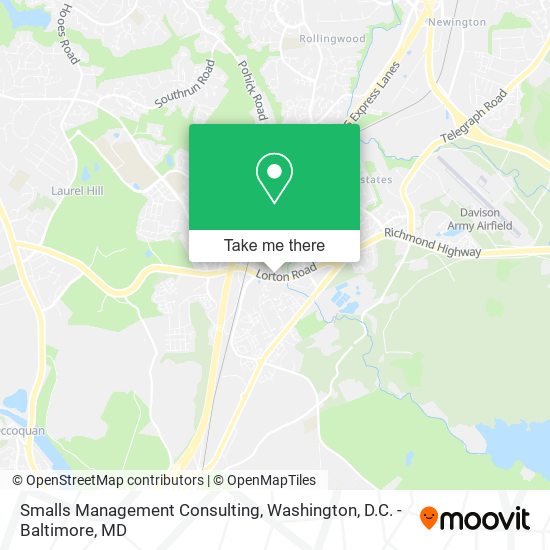 Smalls Management Consulting map