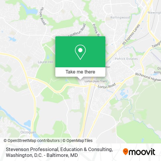 Mapa de Stevenson Professional, Education & Consulting