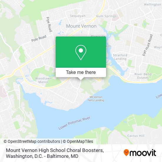 Mount Vernon High School Choral Boosters map