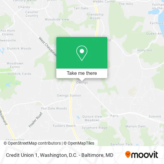 Credit Union 1 map