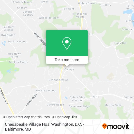 Chesapeake Village Hoa map