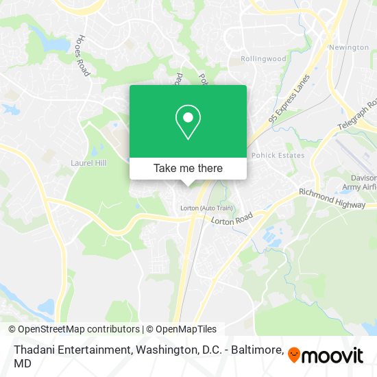 Mapa de Thadani Entertainment