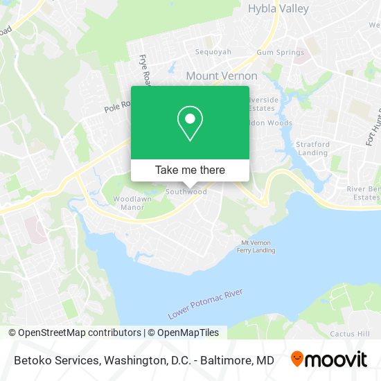 Betoko Services map