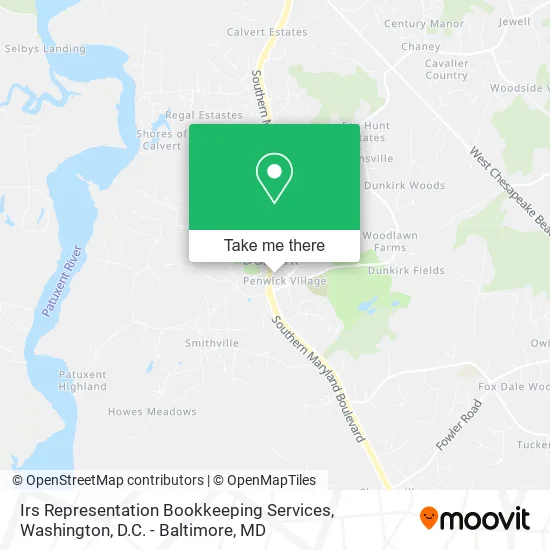 Irs Representation Bookkeeping Services map