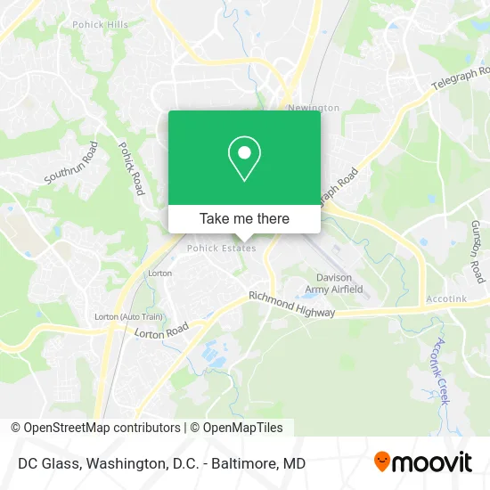 DC Glass map