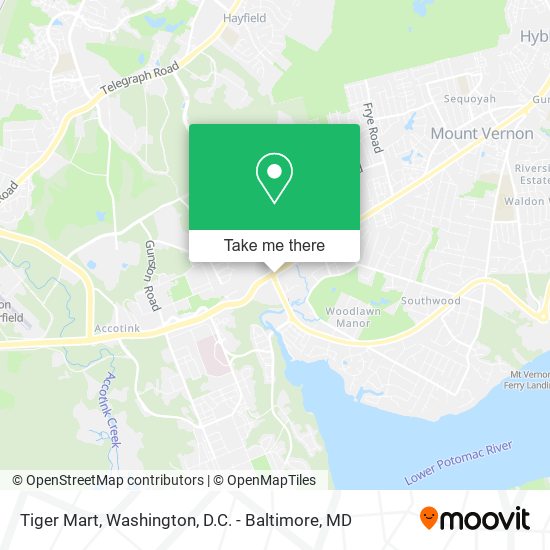 Tiger Mart map