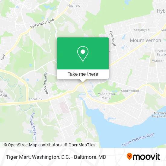 Tiger Mart map