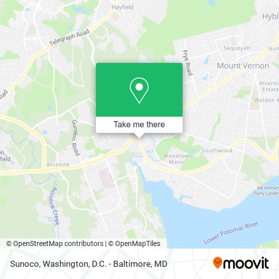 Sunoco map