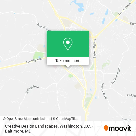 Creative Design Landscapes map
