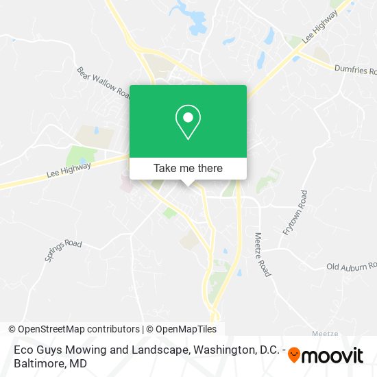 Eco Guys Mowing and Landscape map