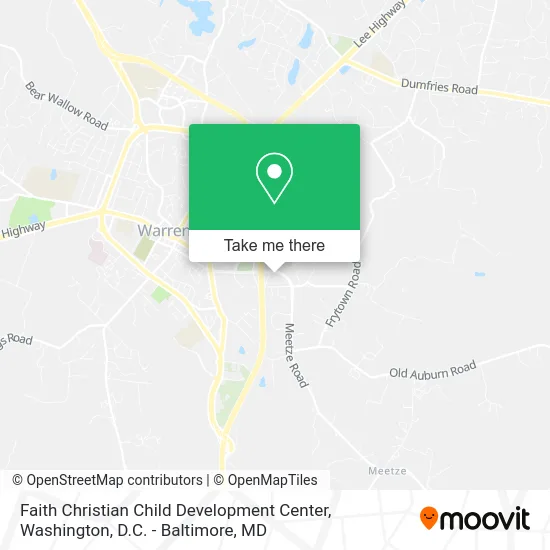 Faith Christian Child Development Center map