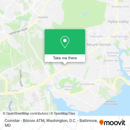 Coinstar - Bitcoin ATM map