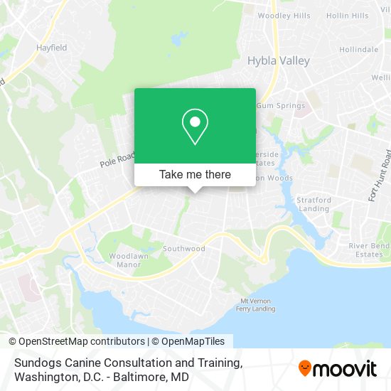 Sundogs Canine Consultation and Training map