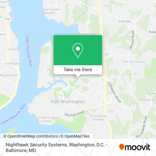 Mapa de Nighthawk Security Systems