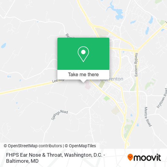 FHPS Ear Nose & Throat map