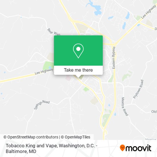 Mapa de Tobacco King and Vape