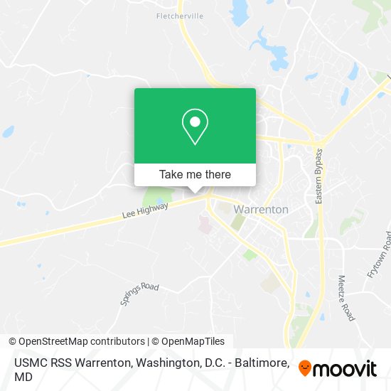 USMC RSS Warrenton map