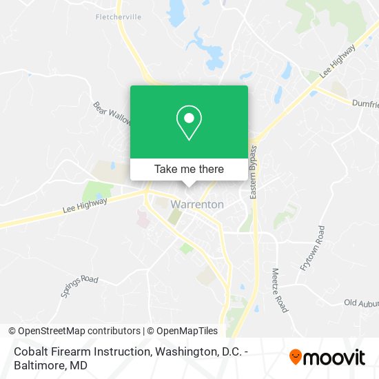 Cobalt Firearm Instruction map