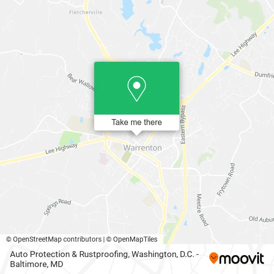Auto Protection & Rustproofing map
