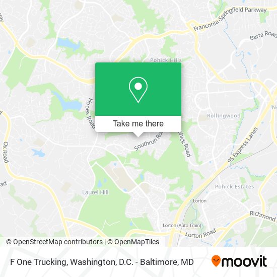 F One Trucking map