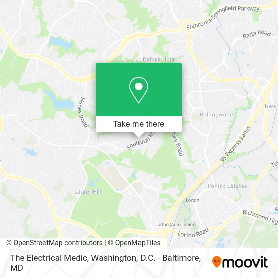 The Electrical Medic map