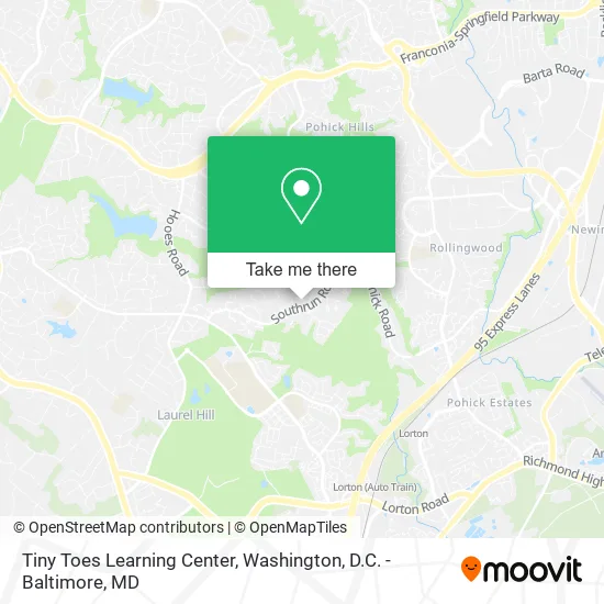 Tiny Toes Learning Center map