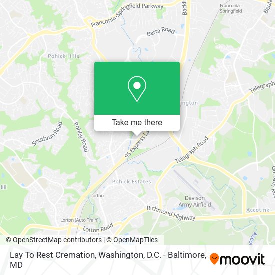 Lay To Rest Cremation map
