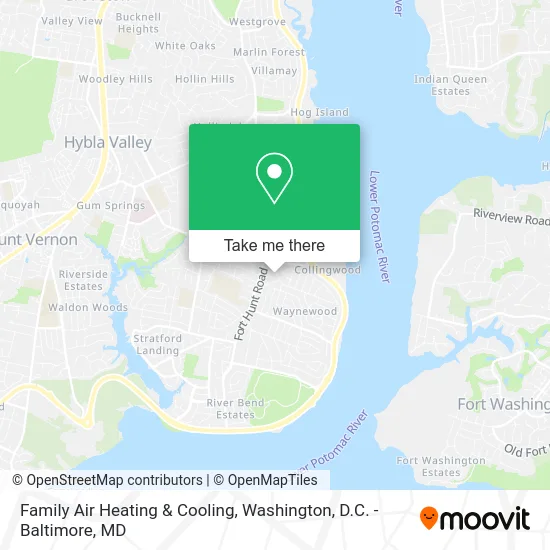 Family Air Heating & Cooling map