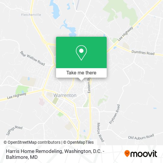 Mapa de Harris Home Remodeling
