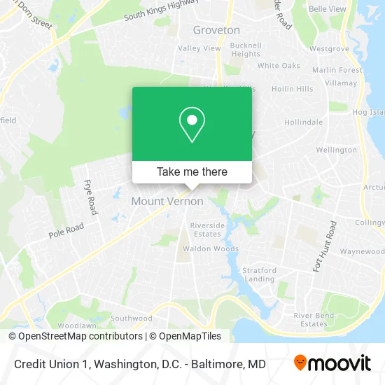 Credit Union 1 map